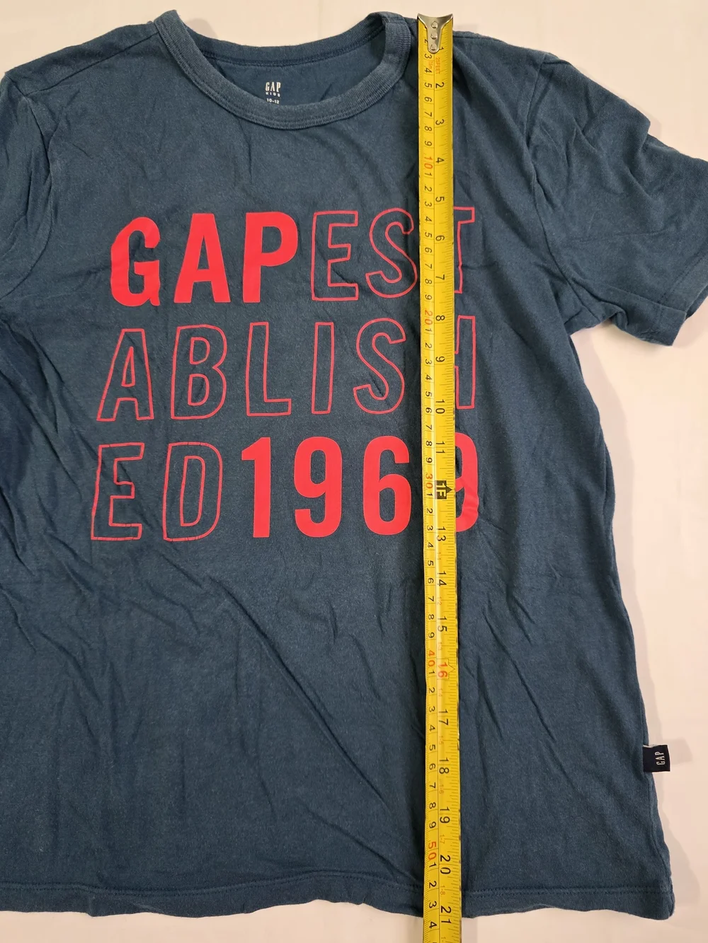 GAP Kids Boys 2-Piece Outfit Set Blue Logo Graphic Tee & Green Shorts 10-12
